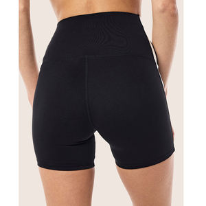 2025 personalizado de cintura alta Sujetador deportivo Pantalones cortos Combo para mujeres transpirable cómodo Yoga gimnasio Fitness caliente Casual a granel al por mayor - Product Image 2