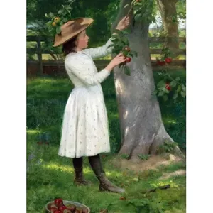 Orchard Picker's Choice 6x8 Mural de pared de cerámica Cocina y baño Backsplash Tile - Product Image 1