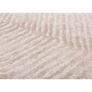 Tapis géométrique et abstrait en viscose tufté à la main Cera Ivory de 10 mm d'épaisseur pour la maison, le couloir et le salon, modèle TPV-50083 pour adolescents - Product Image 3