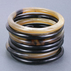 Bracelet en corne de buffle pour homme, accessoires de mode, taille personnalisée, prix bas, fabrication artisanale, vente chaude - Product Image 5