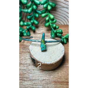 Donovan Skeets Kingman Turquoise & Sterling <b>Silver</b> Fashion <b>Cuff</b> <b>Bracelet</b> - Product Image 2