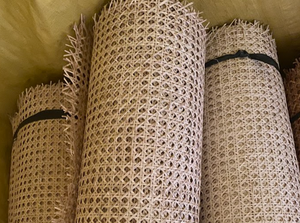 Rouleau de sangle de canne décoratif | Maille de rotin naturel faite à la main, matériau de design d'intérieur de mode - Product Image 5