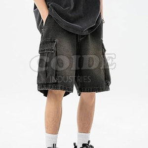 Pantalones cortos para hombre más vendidos Diseña tu propio logotipo Pantalones cortos vaqueros para hombre Pantalones cortos transpirables de secado rápido para hombre - Product Image 2
