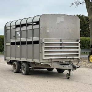 Remolque de transporte de ganado nuevo/usado al por mayor, remolque utilitario para ganado vacuno y ovino en oferta con chasis resistente y precio de fábrica - Product Image 1