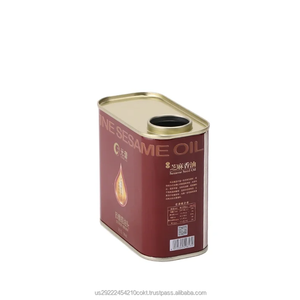 Boîtes en métal de 500 ml pour huile d'olive avec couvercle en plastique, forme rectangulaire, impression possible, en fer blanc pour produits alimentaires - Product Image 6