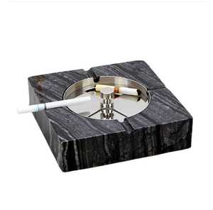 Cendrier en marbre classique fait main de qualité supérieure, sans fumée, écologique, élégant et poli pour la voiture, la maison et le bureau - Product Image 6