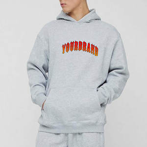 Sudadera con Capucha Personalizada para Hombre, Corte Regular, Tejido Grueso Ecológico de 370g, Impresión por Transferencia de Calor en la Parte Delantera, Logotipo en Relieve 3D, 100% Algodón - Product Image 4