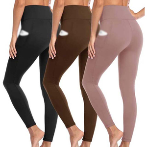 Leggings décontractés pour femmes à taille mi-haute, respirants, durables, sans coutures, en spandex et polyester tricoté, avec impression personnalisée – Meilleures ventes - Product Image 6
