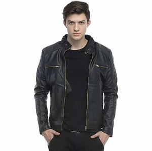 Proveedor Directo de Fábrica, Fabricante de Pakistán, Chaqueta de Cuero para Hombre, Nueva, Elegante, Transpirable, con Servicio OEM, la Más Vendida - Product Image 1