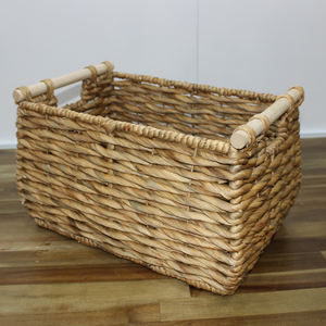 Cestas de Almacenamiento Multifuncionales Hechas a Mano con Jacinto de Agua de Artex Dong Thap, Cajas de Regalo Naturales de Vietnam, Modelo SD3180A, para Uso Doméstico - Product Image 1