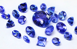 100%, piedras preciosas facetadas de tanzanita Natural, gemas de tanzanita bien pulidas, forma mixta, lote de tanzanita de gran tamaño - Product Image 3