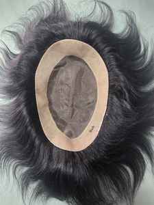 วิกผมและทูเป้สำหรับผู้ชาย Taz Hair Indian Remy Hair แบบฐานโมโน - เนื้อผ้านุ่ม น้ำหนักเบา เป็นมิตรกับสิ่งแวดล้อม - Product Image 2