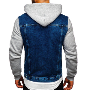 Vestes en jean imprimées numériques Blouson aviateur en coton personnalisé pour hommes Vestes pour hommes, vestes pour hommes, veste pour homme - Product Image 2
