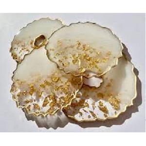 Posavasos de Resina de Lujo Personalizados de Alta Calidad para Taza de Té y Café, Diseño Único con Opciones de Tamaño y Color Ecológicas - Product Image 3