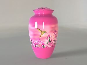 Urne de crémation New Color Humming Bird pour les cendres humaines, y compris le sac en velours gratuit - Product Image 6