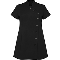 Propre Logo Étiquette Marque À La Mode Élégant Tuniques Scrubs Ensembles Costumes Tops Femmes Extensible Doux Spa Salon De Beauté Infirmière Uniformes
