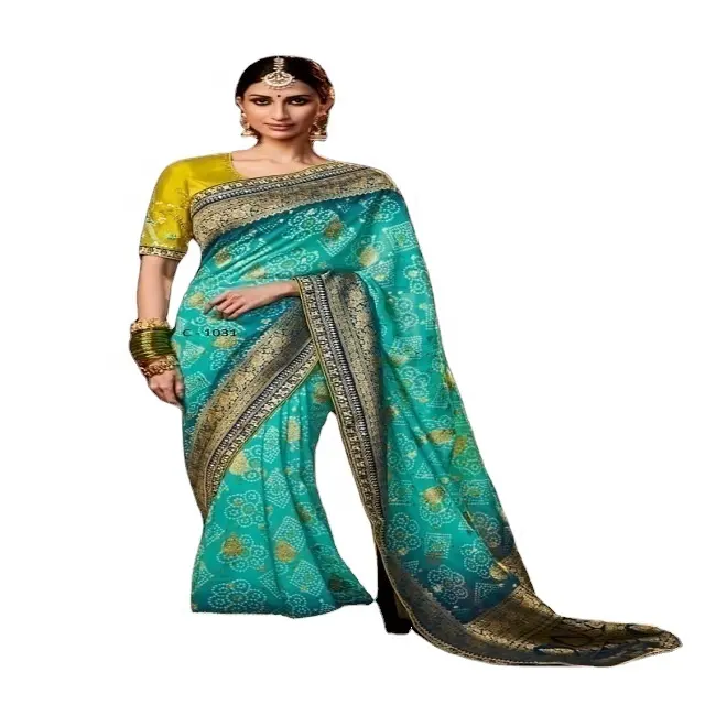 Venda quente Indiana e Paquistanesa Roupas Femininas Saree para Casamento e Festival Wear Rayon Fabrics Saree da Índia ready made sa