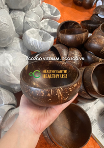 ¡El mejor suministro 2025! Cuencos de coco con logotipo personalizado ecológico grabados con láser por Eco2go Vietnam para regalos de negocios bodas Camping - Product Image 3