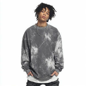 Sudadera Holgada Estampada de Forro Polar Grueso de 440 g/m² para Mujer, con Hombros Caídos, para Otoño e Invierno - Product Image 5