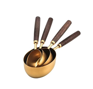 Cuchara medidora de latón Logotipo personalizable para especias Cocina Fabricantes usados Venta más vendida Cuchara medidora - Product Image 4