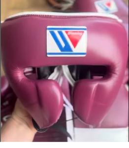Personalized Fighting Kickboxing Punching Fighting Wear Winning Lace-up OEM Design Maroon & White Winning Boxing Sparring Set - Product Image 4