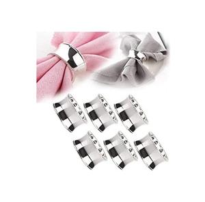 Luxury Stainless Steel <b>Napkin</b> Rings <b>Silver</b> Wedding Bouquet Party Handicraft Stainless Steel <b>Napkin</b> Ring at Low Price - Product Image 6