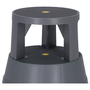 Sgabello rotondo WELL HOME up grigio scuro - Product Image 5