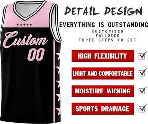 Uniforme de Baloncesto de Primera Calidad, Diseño Personalizado, Manga Corta, Uniforme de Baloncesto Masculino en Venta - Product Image 4