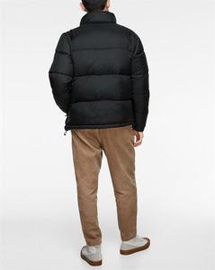 Chaqueta Acolchada de Invierno para Hombre, con Capucha, Diseño de Leopardo, Color Personalizado, Antiarrugas, Aislante, Cierre de Cremallera Corta - Product Image 4