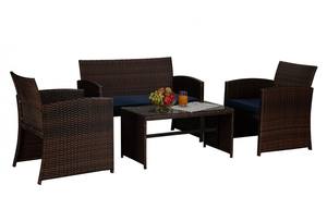 Meubles en osier d'ensemble de jardin extérieur de style moderne classique pour l'usage de cour au Vietnam - Product Image 2