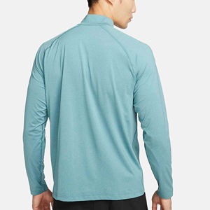 Camiseta de alta calidad para hombre 100% algodón liso ropa en blanco moda hombres transpirable personalizado cuello redondo camisetas de manga larga - Product Image 2