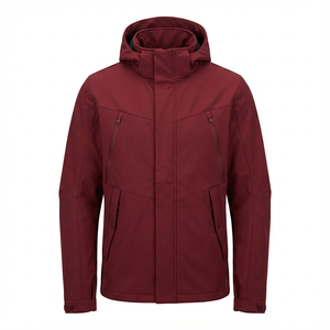 Vestes Softshell Haute Performance Nouvelle Collection Design Personnalisé Hiver Homme Coupe-Vent Imperméable Doublure Polaire Fermeture Éclair Vestes Softshell - Product Image 4