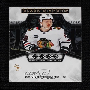 2024-25 Upper Deck Black Diamond Quad Pure Relics 1 1 Connor Bedard # BDB-CB 6m7 - Product Image 4