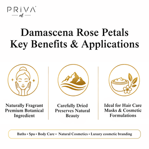 PrivaOil Rosa Damascena Flower <b>Petals</b> Bulk <b>Dried</b> Handpicked Cosmetic Spa Grade Wholesale - Product Image 4