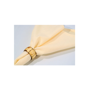 Classique 1-Os Incrustation Travail Serviette Anneaux Top Vente Ronde Nacre De Perles En Laiton Tissu Anneau Table Accessoire pour Les Fêtes - Product Image 1