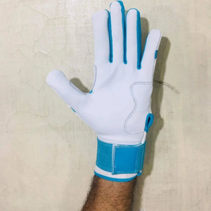 Gants de baseball professionnels personnalisés de haute qualité Nouveau design de gants de frappeur de sport en cuir avec logo personnalisé Vente en gros - Product Image 5