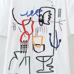 Camisetas Bordadas para Mujer, Diseño Estampado, 100% Algodón, Corte Ajustado, Transpirables, Ecológicas, para Uso en Exteriores de Verano, Talla Personalizada, Más Vendidas - Product Image 4