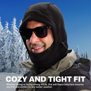 หน้ากากไหมพรมน้ำหนักเบาปรับแต่งได้กันลมสำหรับกีฬาตกปลาเล่นสกีขี่จักรยานเดินป่า - Product Image 6