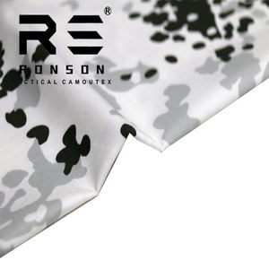 NC5050 German Snow <span class=keywords><strong>Flecktarn</strong></span> Schneetarn CAMO tela de algodón de nylon NYCO Ribstop CAMO impreso tela de uniforme táctico - Product Image 3