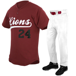 2025 pantalon d'uniforme de baseball de conception d'équipe personnalisée de haute qualité 100% polyester respirant léger ensemble de vêtements de sport à séchage rapide - Product Image 6