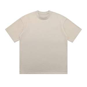 G18 100% algodón 270gsm algodón lavado gradiente cuello redondo Camiseta de manga corta para hombres - Product Image 6