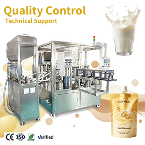 Máquinas Avanzadas de Llenado y Tapado de Líquidos para Leche de Soya, Tipo Rotatorio, con Sistema de Pistón de Precisión - Product Image 1