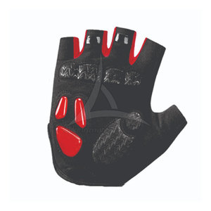 Guantes de Ciclismo de Cuero Resistentes Hechos a Medida, Ecológicos, con Colores y Logotipo Personalizados, Diseño de Medio Dedo para Venta al por Mayor - Product Image 3