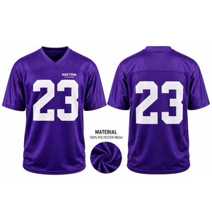 Jersey de Fútbol Americano Hecho a Medida en Pakistán, Resistente, Transpirable, de Manga Corta, Ecológico y de Secado Rápido - Product Image 1