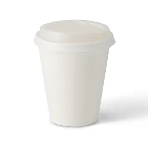 10Oz 250Ml Ø 90 mm Plain White Blank Single Wall Customization Drink <b>Mugs</b> Paper Cups For Beverage - 1000 pcs/carton - Product Image 3
