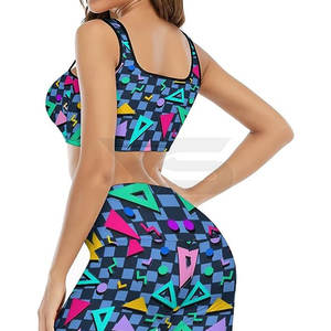 High Waist Compression Yoga Shorts and Bra <b>Set</b> <b>for</b> <b>Women</b> Lightweight Scrunch Plus Size High Quality Breathable <b>for</b> Adults - Product Image 4