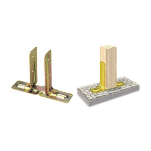 Supporto di Ancoraggio in Acciaio Tropicalizzato Art. 789 70/140x65x205 - Product Image 1
