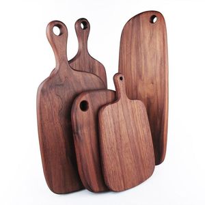 Planche à découper en bois de teck avec poignée en bois pour cuisine planche à découper moyenne cadeaux en bois - Product Image 3
