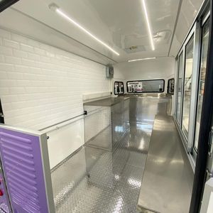 รถขายอาหารเคลื่อนที่ได้ทำจากสแตนเลสรถบรรทุกอาหารมือสองราคาถูกพร้อมส่งออก - Product Image 6