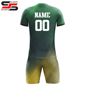 Camiseta de fútbol personalizada con sublimación completa de alta calidad, conjunto de uniforme deportivo impreso, kits de fútbol para equipos, conjunto completo de fútbol - Product Image 2